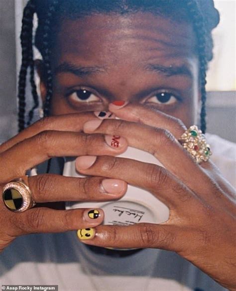 asap rocky nails men.